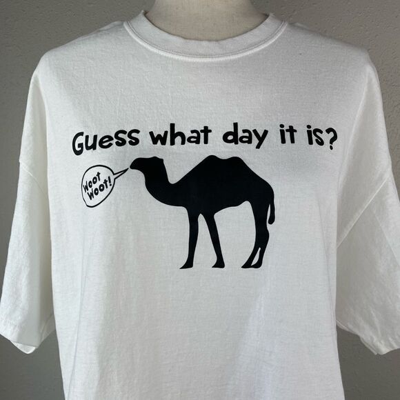Port & Company Guess What Day It Is T-Shirt Size XL EUC - Picture 2 of 5